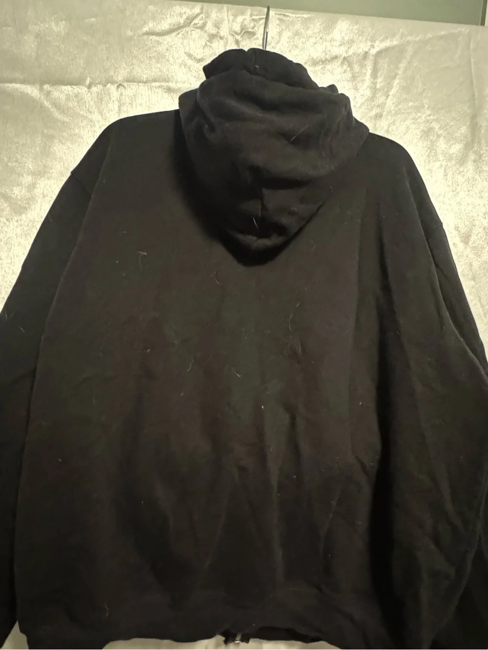 GAP Black Full-Zip Logo Hoodie